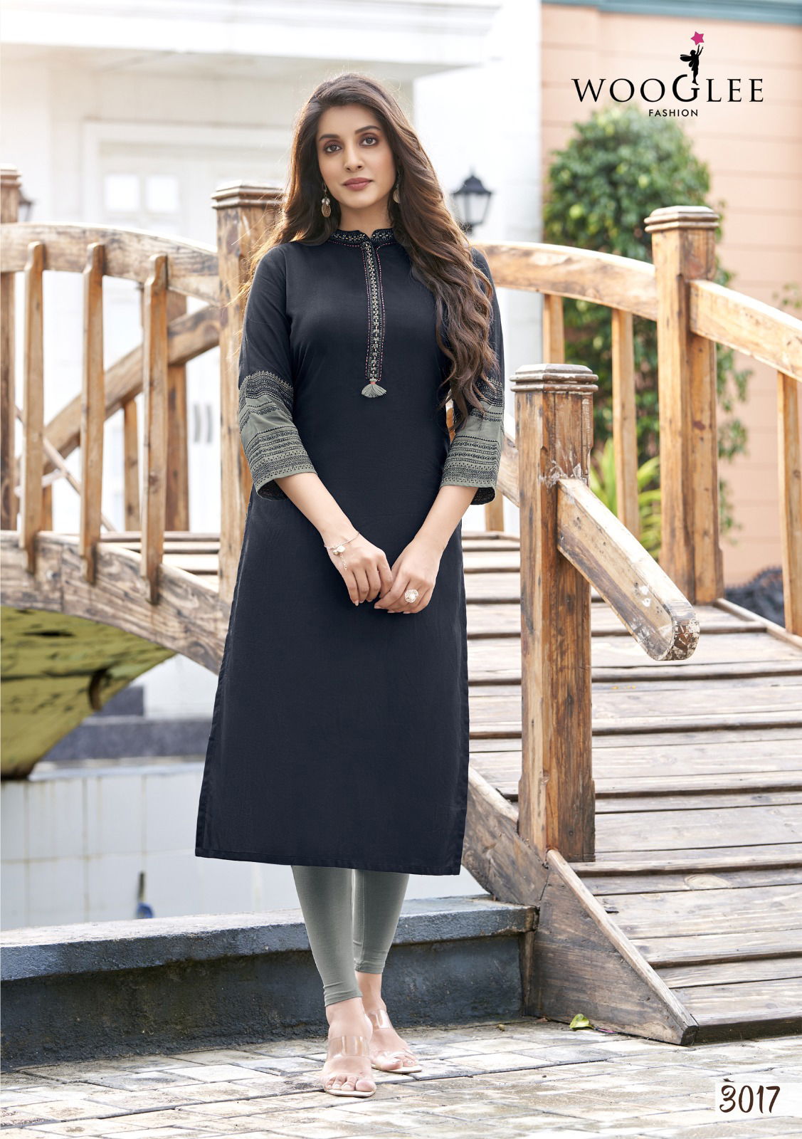 Wooglee Salonee 3 Rayon Wholesale Designer Kurtis Catalog